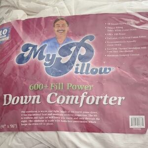 My Pillow White Goose Down Comforter- Full/Queen